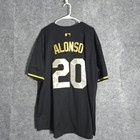 Nike Pete Alonso Mets Mens 3xl Black City Connect Jersey 20 Mlb Baseball Gold