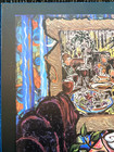 Vintage 2000 Chateau Ste Michelle Winery Wine Auction Event Print On Hard Board