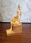 Unique Ancient Egyptian Statue Goddess Isis Breastfeeding Baby God Horus