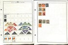 Chile Stamp Collection On 23 Harris Pages  1853-1982  bi 