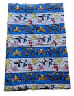 Vintage Mighty Morphin Power Rangers Graphic 1994 Twin Comforter Blanket 2 Sided