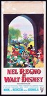 Walt Disney Kingdom Theater Poster  1950 Original Italian - Rare - Mickey Mouse