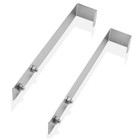 Set Of 2 Speed Rail Hangers  Stainless Steel Mounting Straps