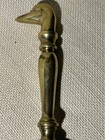 Vintage Antique Duck Brass Handled Magnifying Glass Large  Rare 