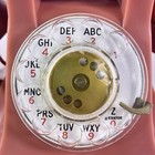 Vintage 1940s Western Electric 302 Rose Color Rotary Desk Phone Thermoplastic