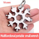 Multifunctional Snowflake Wrench Tool Steel Octagonal Hexagon Portable 18 In One