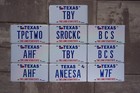 Lot Of 10 Texas Vanity License Plates Ahf Tby Bcs Tpctwo Aneesa W7f