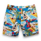 Loudmouth Golf Shorts Men s 42 Cotton Blend Las Vegas Novelty Print Stretch