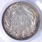 1901 Barber Dime Pcgs Ms-63 Ogh  toned 