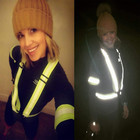 Reflective Vest Adjustable Safety Belt Stripe Strap Night Running Jogging Biking