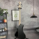 Black 4 Strings Solid  Electric Bass Guitar Active Pickups Rosewood Fretboard