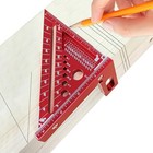 Multi Angle Measuring Ruler  Slide Combination Square Ruler  Carpenter Square