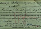 1938 Antique Modern-bond Bank America Check Wilmington De Exchange Nassau Bahama
