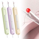 3 Pack Needle Threader  2025 Upgraded Plug-in 2 In 1 Needle Threader Seam Ripper