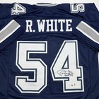 Autographed signed Randy White Hof 94 Dallas Blue Jersey Jsa Coa Auto