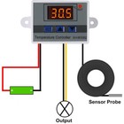 2pc Dc 12v Digital Led Temperature Controller Thermostat Switch Relay Ntc Sensor