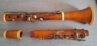 Historical Armand Ferry Brevete French 13 Keyed Boxwood Bb Clarinet 1870   s