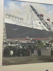 Vintage Large Blh Baldwin Lima Hamilton Print Featuring The Rms Queen Mary
