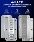 4 Pack Shipping Container Vent For Preventing Condensation And Excessive Heat Us
