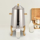 Hot Beverage Dispenser Coffee Chafer Stainless Steel Hot Drink Tea Dispenser 13l