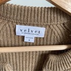  228 Nwt Camel Velvet By Graham   Spencer    shayla    Cardigan Sz Small