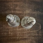 Vintage Empire Sterling Weighted Salt   Pepper Shakers  242