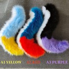 Three-color Fox Girl Costume Tail Furry Tail Accessory Fox  Wolf Cat Tails