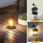 Led Usb solar Motion Sensor Hanging Light Lantern Outdoor Garden Security Lamp