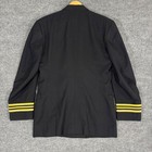 Vtg Us Naval Academy Dress Blue Uniform Jacket Men 42l Thorngate Named Beaton Rc