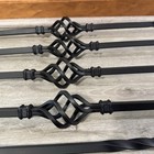 Iron Balusters  8 Railings Total  Only 7 End Pieces  New Open Box Free Shipping
