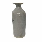 Glazed Pottery Ceramic Art Vase Signed Gray 71 4  Tall  Vintage