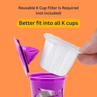 100pcs Disposable Coffee Paper Filters Count K Cup Filters For Single Serve New