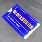 Vintage Authentic Blockbuster Video Membership Card Retro Nostalgia Collectible