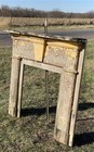 Antique Fireplace Surround  50 5x47  Architectural Salvage Rustic Mantel  A190