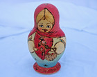 Vintage 1996 Russian Matryoshka Nesting Dolls Set Of 5     Hand-painted  Signed
