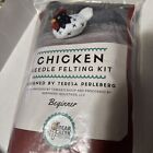 Chicken Needle Felting Craft Kit Bear Creek Wool Beginner Gift New Crafting