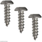  10 X 1-1 2  Security Screws Torx Button Head Sheet Metal Stainless Steel Qty500