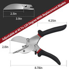 Miter Shears Angle Cutter For Wood Plastic Pvc Moulding Shoe Molding Angular