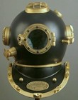 Antique Us Navy Mark V Brass Deep Sea Scuba Divers Diving Helmet Decorative Gift