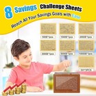 10000 Savings Challenge Box cashbox Kakeibo Money Saving Box  Money Vault Saving