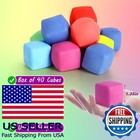 40 Pack Slow Rising Stress Cube Fidget Toys  Squishy Sensory Balls For Kids