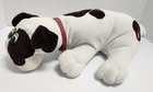 Vintage 1985 Tonka Pound Puppies White W  Dark Brown Spots And Collar 18  Read