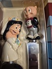 Rare Looney Tunes Porkey Pig Wedding Cake Knife And Server Set