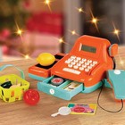 Battat - Interactive Kids Cash Register With Scanner   Sounds - 26-piece    