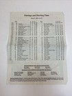 Masters Augusta National Golf Course Pairings List April 1991 Lot Phil Mickelson