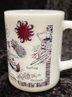 Vintage Federal Glass Milk Glass Hawaii Souvenir Mug 3 75  By  3 