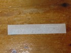 Vintage 1960s-70s Ludwig Standard Bass Drum Logo 6 25  X 1  White Adhesive Vinyl