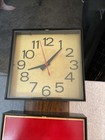 Vintage 1977 Coca Cola Electric Wall Clock Model G018 Works 
