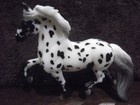 Breyer 2017 Stablemate  wolfgang  Leopard Appy Friesian Stablemate Collectorclub