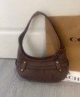 New  Belted Ergo Shoulder Bag 26 Dark Chocolate Leather Cen81